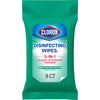 Clorox Disinfecting Wipes On The Go, Bleach Free Travel Wipes, Fresh Scent, 9 Count