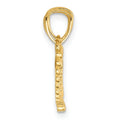 14k Gold 2-Piece Break Apart Angel Wing Pendant by Fine Color Jewels