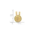 14K Gold Best Friends Forever Break-apart charms Pendant by Fine Color Jewels