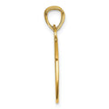 14k Gold BEST FRIENDS Heart Break-Apart Pendant by Fine Color Jewels