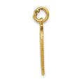 14k Gold BEST SISTER Break-apart Heart Charm Pendant by Fine Color Jewels