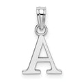 14k Gold Block Initial Letter Pendants by Fine Color Jewels