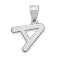 14K Gold Bubble Letter Initial Pendant by Fine Color Jewels