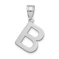 14K Gold Bubble Letter Initial Pendant by Fine Color Jewels