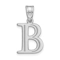 14K Gold Etched Initial Pendants by Fine Color Jewels
