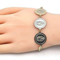 14k Gold Filled High Polish Finsh Cuban Curb Coin Bracelet by DailySale