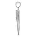 14k Gold Italian Horn Pendant by Fine Color Jewels
