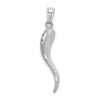14k Gold Italian Horn Pendant