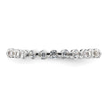 14k Gold Lab Grown Diamond Eternity Band Ring by Fine Color Jewels