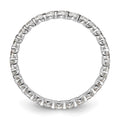14k Gold Lab Grown Diamond Eternity Band Ring by Fine Color Jewels