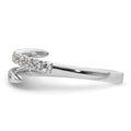 14k Gold Lab Grown Diamond Fashion Pave Bands by Fine Color Jewels