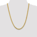 14k Gold Miami Cuban 24 inch Chain Necklace by Fine Color Jewels