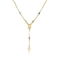 14K Gold Multicolor Virgin Mary Necklace by DailySale