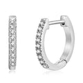 14K Gold Plated Cubic Zirconia Cuff Huggie Earrings by DailySale