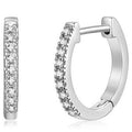 14K Gold Plated Cubic Zirconia Cuff Huggie Earrings by DailySale