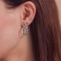 14K Gold Plated Twisted Gold Chunky Hoop Earrings by DailySale