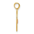 14k Gold TE AMO And Roses Break-Apart Heart Pendant by Fine Color Jewels