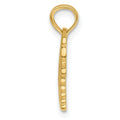 14K Solid Gold Break-Apart Charm Pendant for Couple by Fine Color Jewels