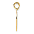 14k Solid Gold DAUGHTER-MOM Break-Apart Heart Pendant by Fine Color Jewels