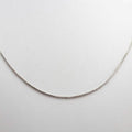 14K Solid White Gold Box Necklace Real Gold Chain by DailySale