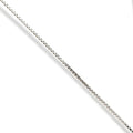 14K Solid White Gold Box Necklace Real Gold Chain by DailySale