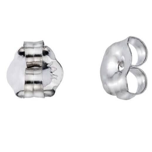 14K Solid White Gold Earring Backs Medium by DailySale