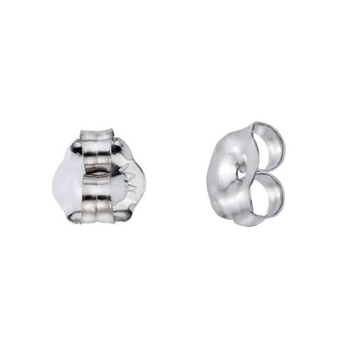 14K Solid White Gold Medium Butterfly Earring Backs by DailySale
