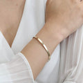 14K Solid Yellow Gold 8" 4.00MM Herringbone Bracelet by DailySale