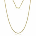 14K Solid Yellow Gold Cuban Link Chain Necklace by DailySale