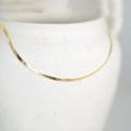 14K Solid Yellow Gold High Polish Herringbone Necklace Chain 2mm by DailySale