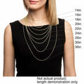 14k White Gold 4.20 Ct.T.W. Earth Mined Real Diamond Pretty Tennis Necklace 16" by DailySale