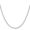 14K White Gold Franco 1.1 mm Chain 18-inch