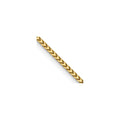 14K Yellow Gold 1.1 mm Franco Chain by Fine Color Jewels