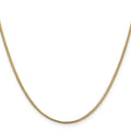 14K Yellow Gold 1.1 mm Franco Chain by Fine Color Jewels