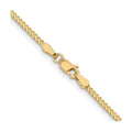 14K Yellow Gold 1.25 mm Franco Chain by Fine Color Jewels