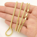 14K Yellow Gold 2mm Franco Chain Necklace by DailySale