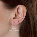 14K Yellow Gold Endless Hoop Earrings by DailySale
