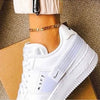 14k Yellow Gold Filled High Polish Finsh Figaro Link Anklet 5mm 9.5'' White/Yellow