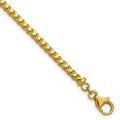 14K Yellow Gold Franco Chain 24-inch by Fine Color Jewels