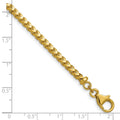 14K Yellow Gold Franco Chain 24-inch by Fine Color Jewels
