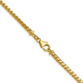 14K Yellow Gold Franco Chain 24-inch by Fine Color Jewels