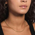 14K Yellow Gold Franco Chain Pendant Necklace 16"- 24" by DailySale