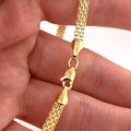 14K Yellow Solid Gold Round Bismark Chain Necklace 6MM by DailySale
