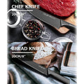 15-Piece: Non-Stick Coating Kitchen Knife Set by DailySale