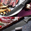 15-Piece: Non-Stick Coating Kitchen Knife Set by DailySale