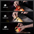 15-Piece: Non-Stick Coating Kitchen Knife Set by DailySale