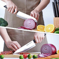 15-Pieces Set: Cookit Germany Stainless Steel Knife Block Set and Serrated Steak Knives by DailySale