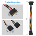 15 Pin Y Splitter Cable Adapter by DailySale