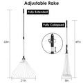 15-Teeth Expanding Stainless Steel Rake by DailySale