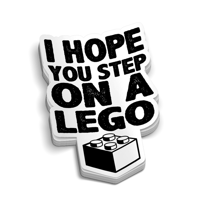Step On A Lego Hard Hat Decal by Armed American Supply